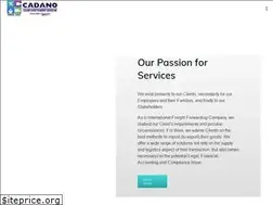 Sites similar to cadanocargo.com