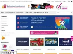 Sites similar to cadeaukaartnaarkeuze.nl