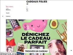 Sites similar to cadeauxfolies.ch