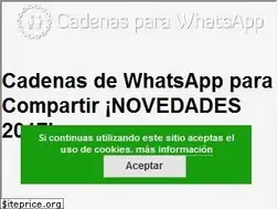Sites similar to cadenasdewasap.com
