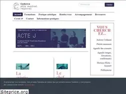 Sites similar to cadence-musique.fr