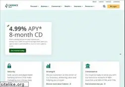 Sites similar to cadencebank.com