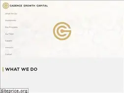 Sites similar to cadencegrowthcapital.com