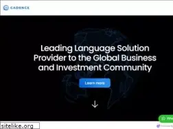 Sites similar to cadencetranslate.com