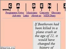 Sites similar to cadenza.org