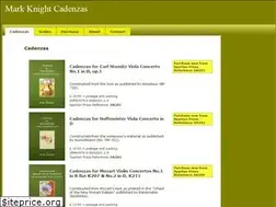 Sites similar to cadenzas.com