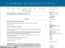 Sites similar to cadernosdedereitoactual.es