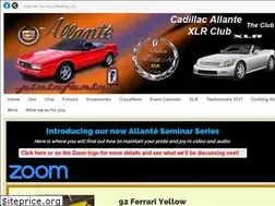 Sites similar to cadillacallanteclub.com