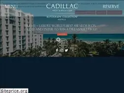 Sites similar to cadillachotelmiamibeach.com