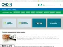 Sites similar to cadin.pr.gov.br