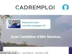 Sites similar to cadresemploi.fr