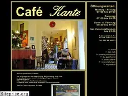 Sites similar to cafe-kante.de