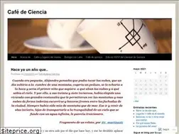 Sites similar to cafedeciencia.wordpress.com