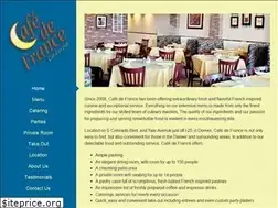 Sites similar to cafedefrancedtc.com