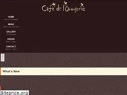 Sites similar to cafedelorangerie.ca