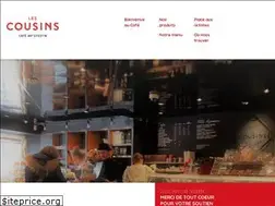 Sites similar to cafelescousins.com