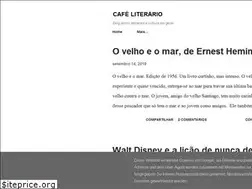 Sites similar to cafeliterari-o.blogspot.com