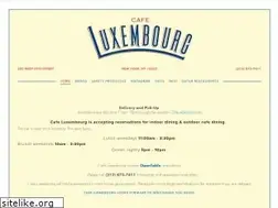 Sites similar to cafeluxembourg.com