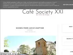 Sites similar to cafesocietyxxi.blogspot.com