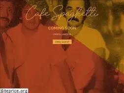 Sites similar to cafespaghetti.com