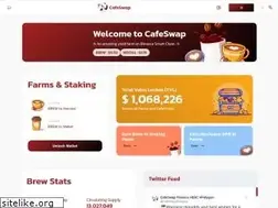 Sites similar to cafeswap.finance