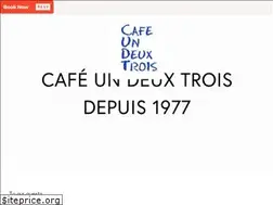 Sites similar to cafeundeuxtrois.com