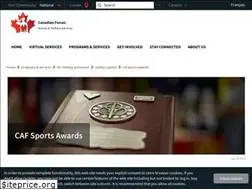 Sites similar to cafsportsawardsceremony.ca