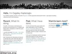 Sites similar to cagataykaptanoglu.com