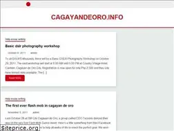 Sites similar to cagayandeoro.info