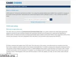 Sites similar to cage-codes.com