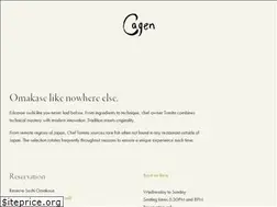 Sites similar to cagenrestaurant.com