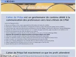 Sites similar to cahier-de-prepa.fr