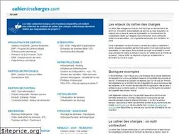 Sites similar to cahierdescharges.com