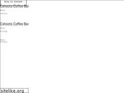 Sites similar to cahootscoffeebar.com