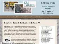 Sites similar to caiconcrete.com