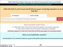 Sites similar to caiefinder.com