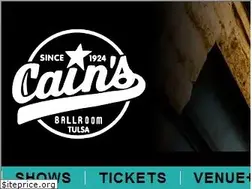 Sites similar to cainsballroom.com