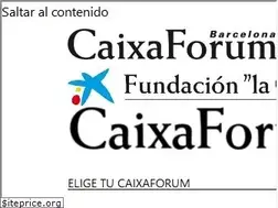 Sites similar to caixaforum.com