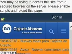 Sites similar to cajadeahorros.com.pa