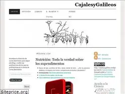 Sites similar to cajalesygalileos.wordpress.com