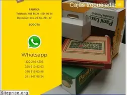 Sites similar to cajasdecartoncolombia.com