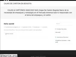 Sites similar to cajasdecartonenbogota.com