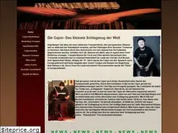 Sites similar to cajonworkshops.de