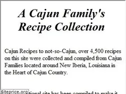 Sites similar to cajun-recipes.com
