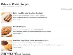 Sites similar to cakeandcookierecipes.com