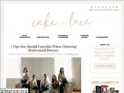 Sites similar to cakeandlaceblog.com