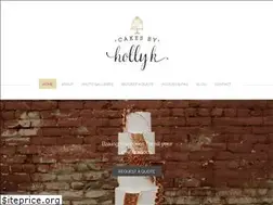 Sites similar to cakesbyhollyk.com