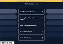Sites similar to cakesbysam.com