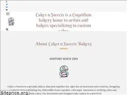 Sites similar to cakesnsweets.ca