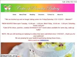 Sites similar to cakesofparadisebakery.com